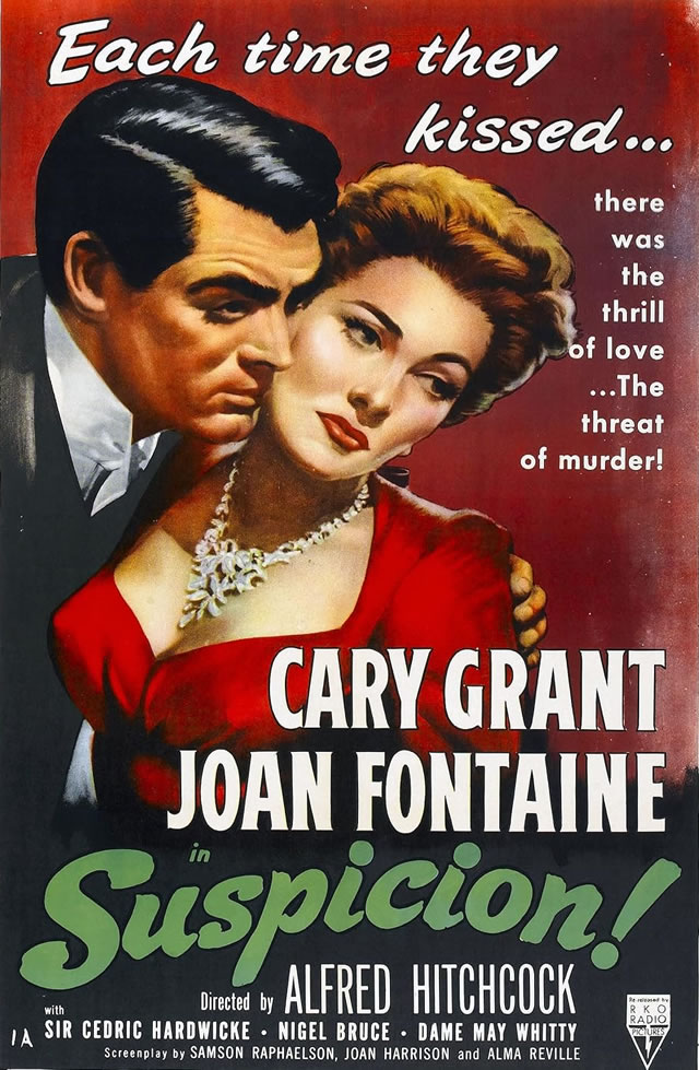 Suspicion (1941); Dir.: Alfred Hitchcock