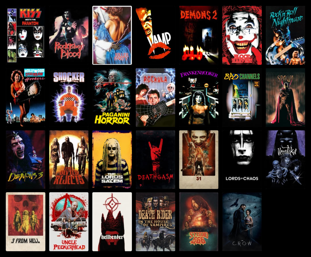 Rock & roll horror movies I haven't seen yet